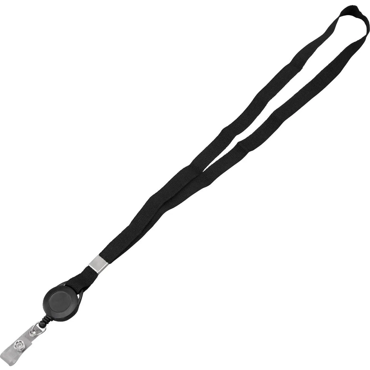 Advantus Advantus 97132 Badge Reel Lanyard 12 Pack 36" Black Woven — product photo