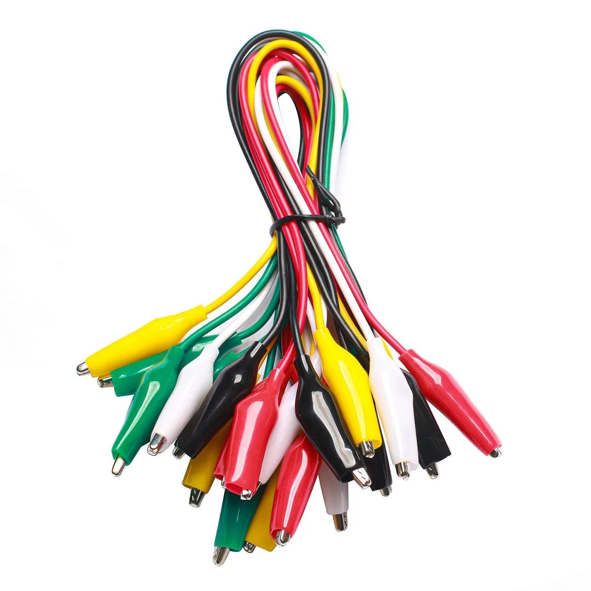 KEHIPI KEHIPI WG-026 10-Piece 5-Color Test Lead Set 20.5" 22 AWG — product photo