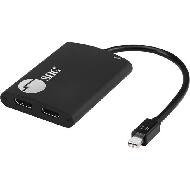 SIIG, Inc SIIG, Inc CEDP0L11S1 1x2 Mini DP 1.2 to HDMI MST Splitter — product photo