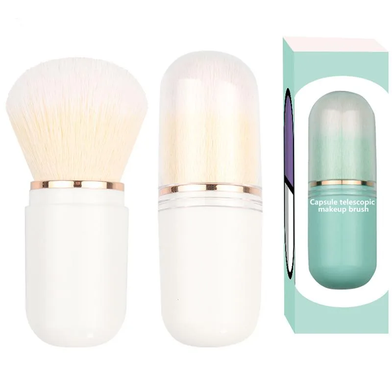 DAXINQI DAXINQI Portable Capsule Mini Scalable Blush Brush White — product photo