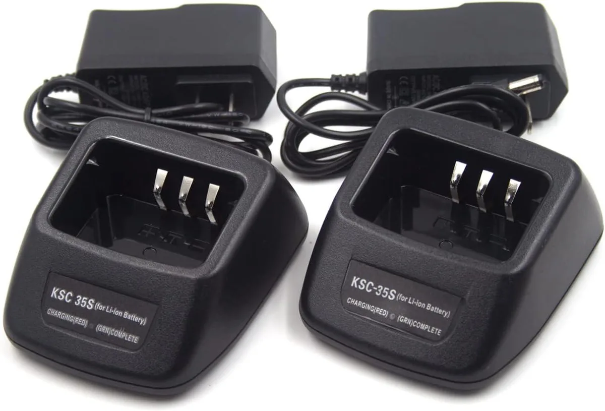 usbroway usbroway KSC-35S Rapid Quick Charger 2-Pack for Kenwood Radio — product photo