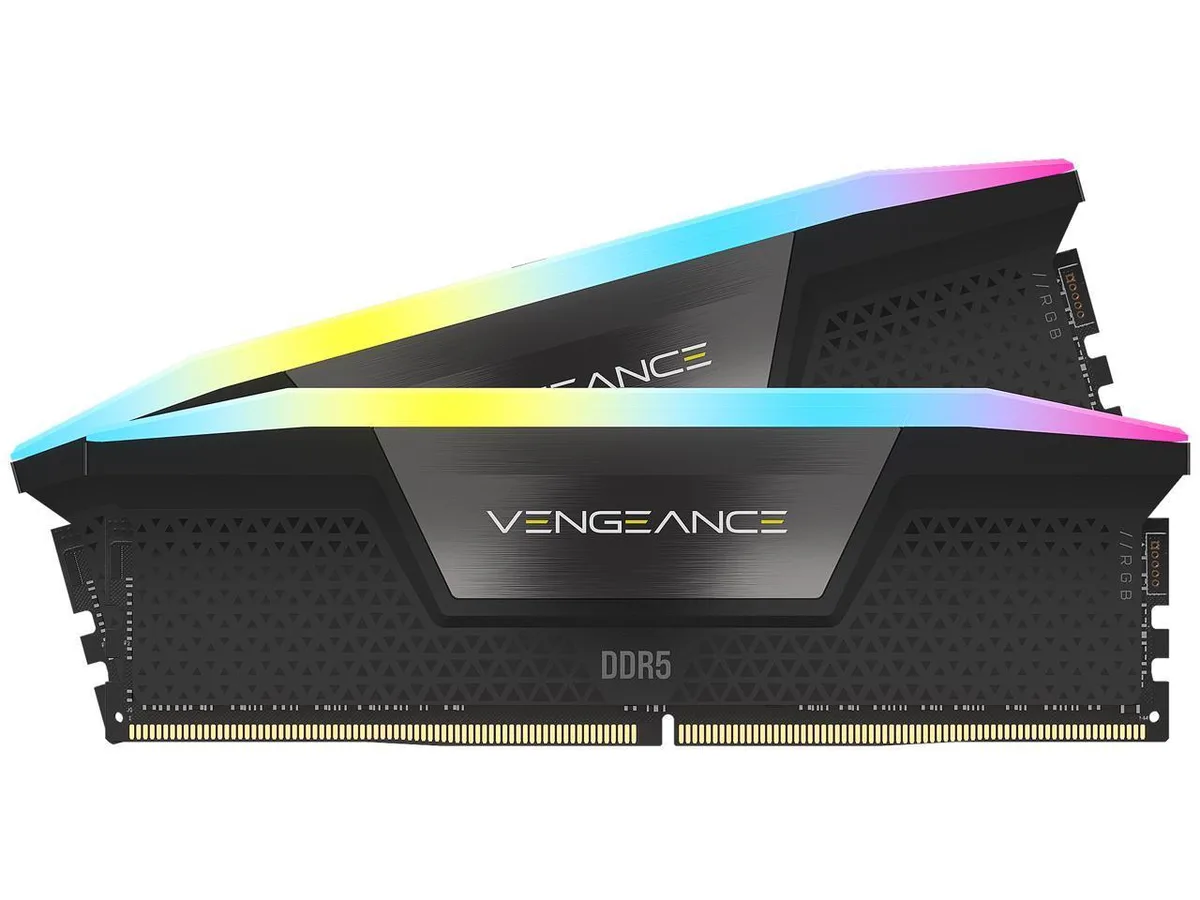 Corsair Corsair Vengeance RGB CMH32GX5M2E6000C36 32GB (2×16GB) DDR5 6000 C36 desktop RAM — product photo