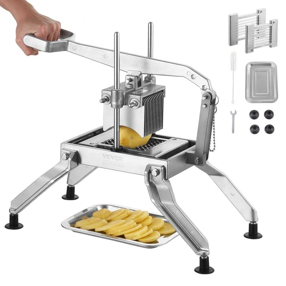VEVOR VEVOR AY460-1 Commercial Vegetable Slicer 3/8" 3/16" Blades — product photo