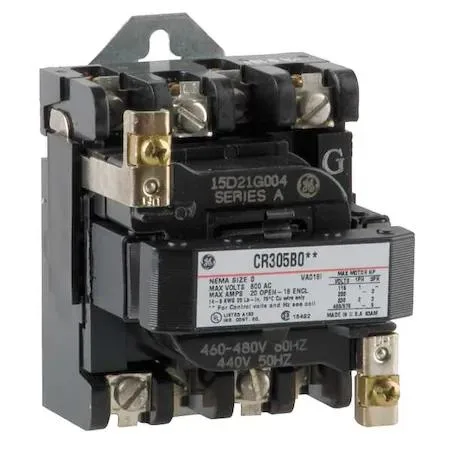 GE GE CR305 480VAC 3P 18A NEMA 0 video accessory — product photo