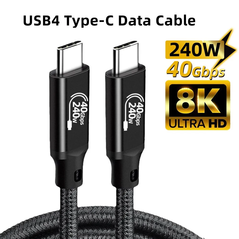 Jansicotek Jansicotek 240W USB4 cable 1.6Ft 40Gbps 240W 8K@60Hz — product photo