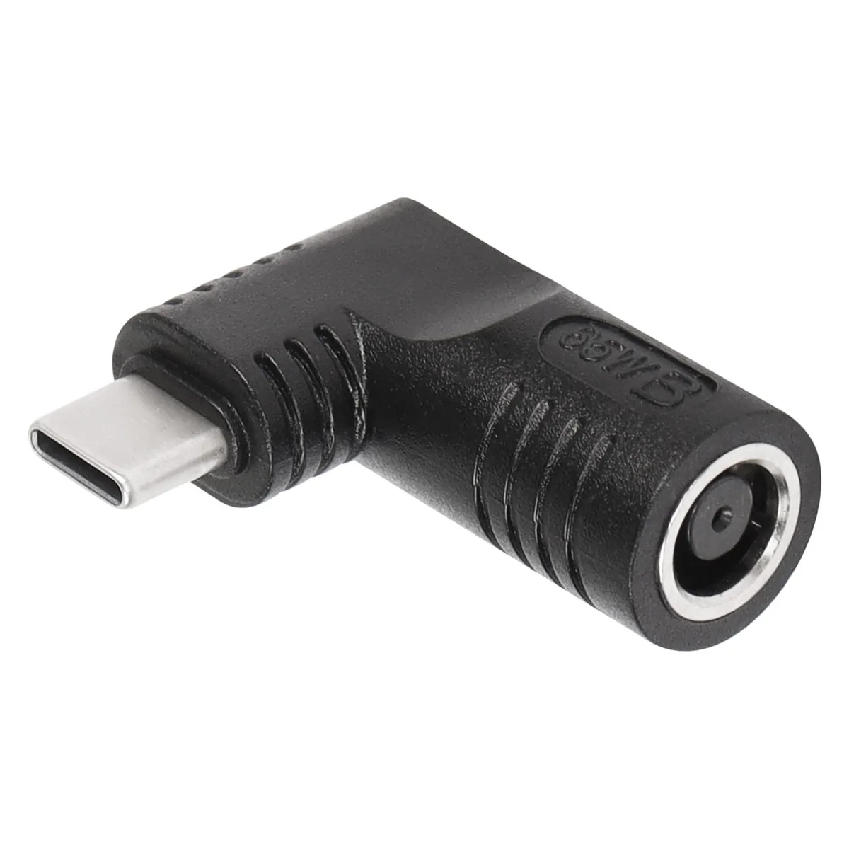 BUCIER BUCIER 65W PD DC 7.4mm x 5.0mm Female to USB-C Male Adapter black 7406 B — product photo