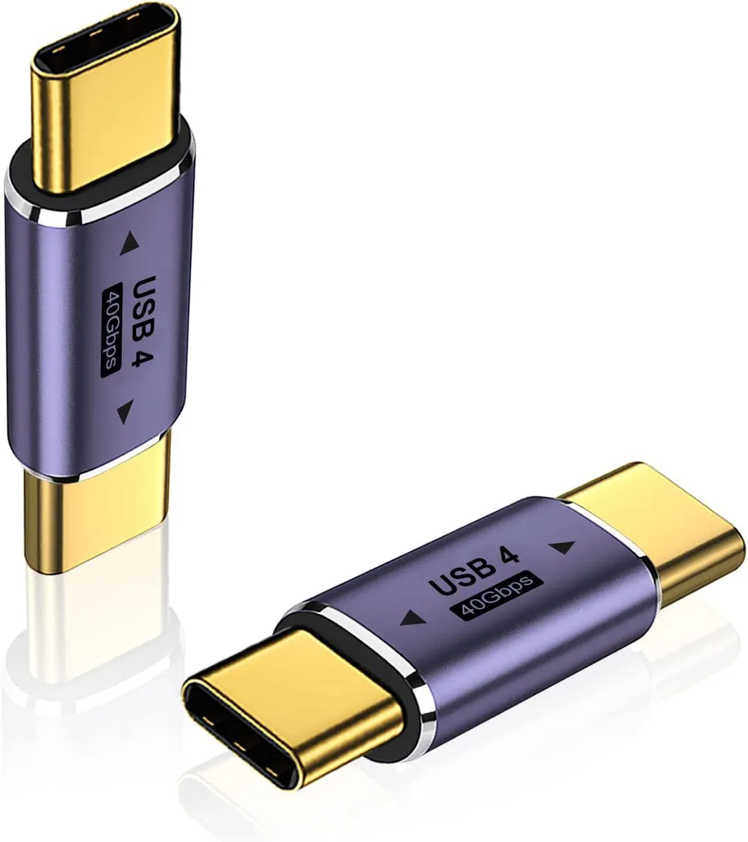 Corn Electronics Corn Electronics USB C Male to Male Adapter 2 Pack 40Gbps 100W 8K@60Hz — product photo