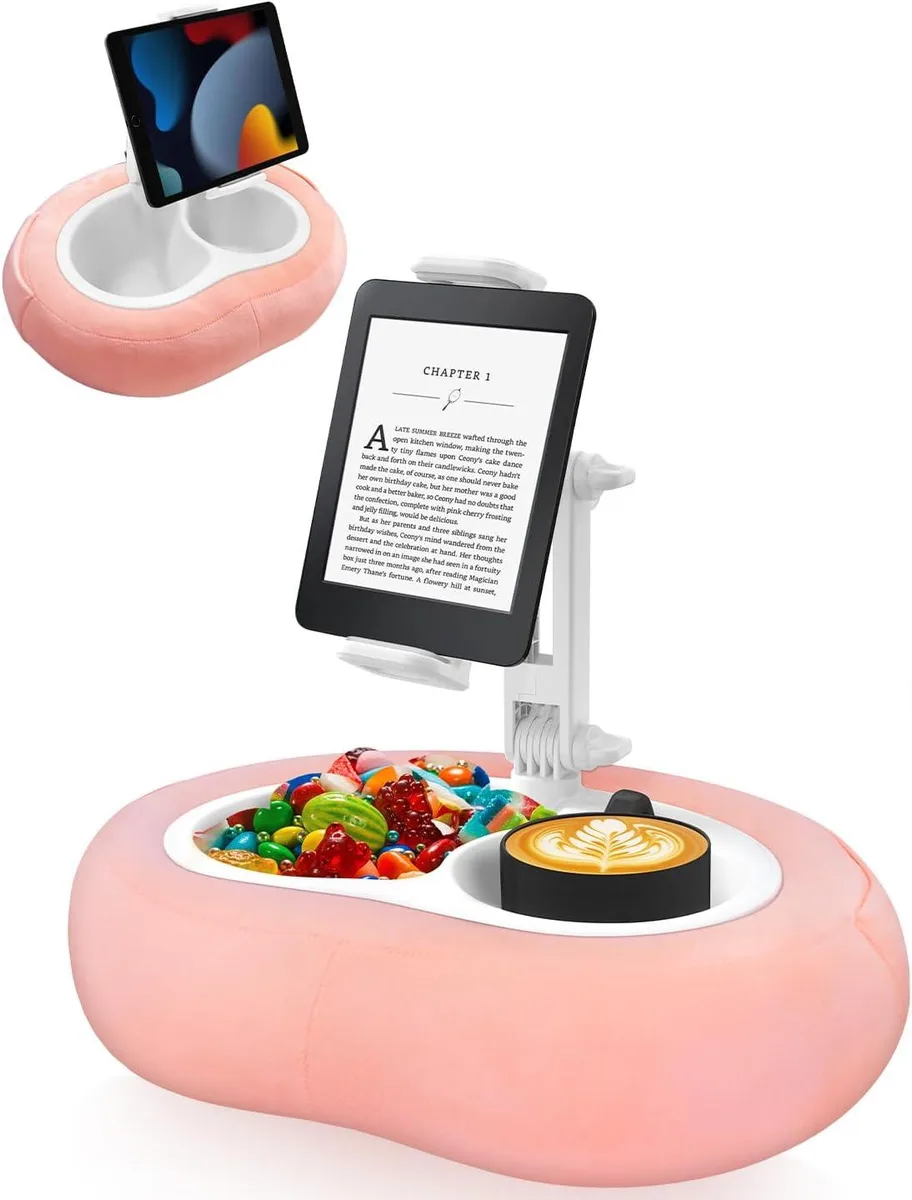 MCHOSE MCHOSE Tablet Pillow Stand Pink 5-12.9" 360° Rotating 180° Arms 1.91lb — product photo