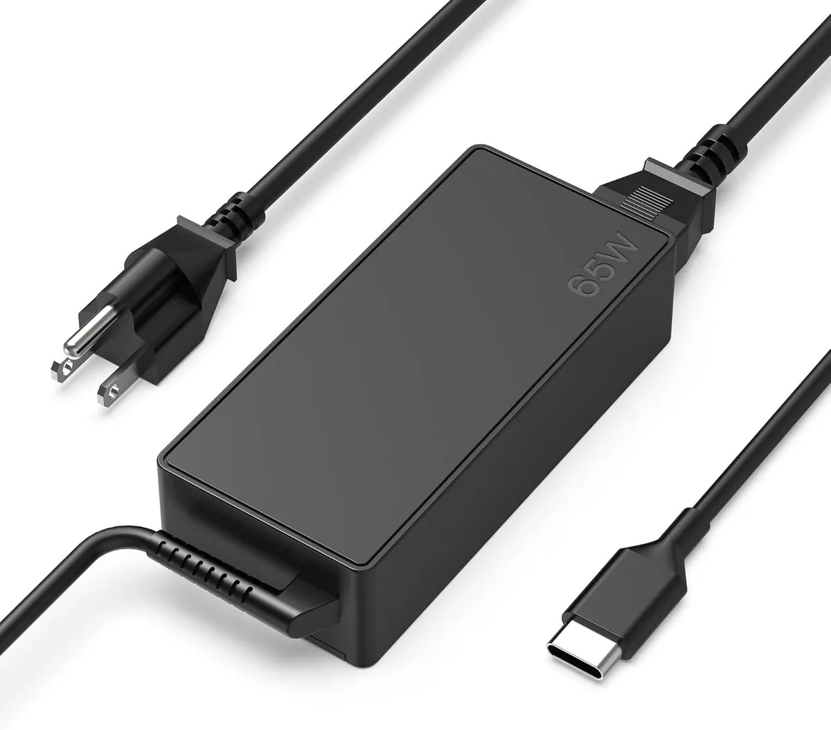 PISKEKAT PISKEKAT 65W USB-C Laptop Charger 45W Compatible Lenovo HP Acer Asus Samsung Google — product photo