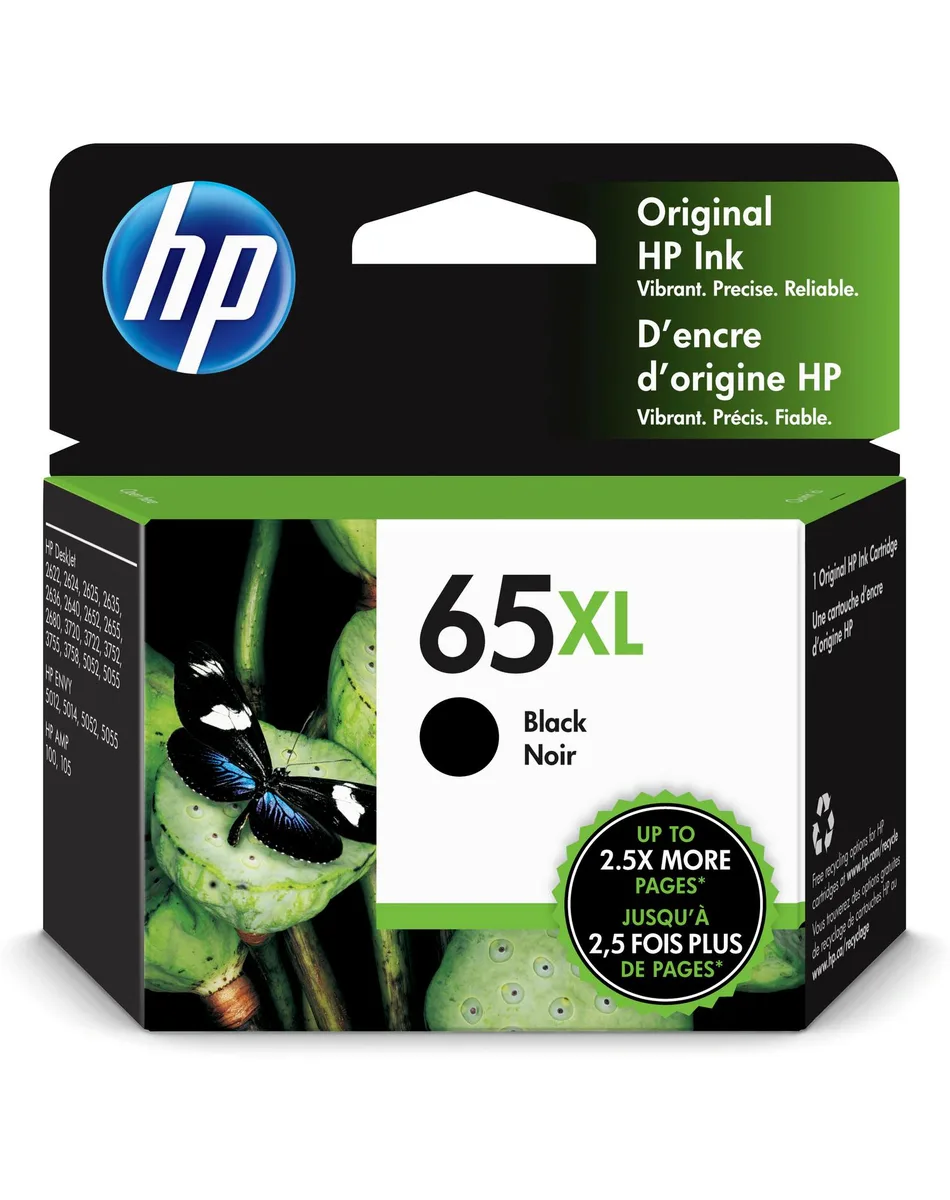 HP HP 65XL Black Ink Cartridge N9K04AN 300 pages — product photo