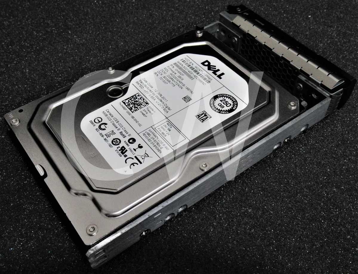 DELL DELL H962F WD2502ABYS 250GB 7.2K RPM 3Gb/s 3.5" SATA internal hard drive — product photo
