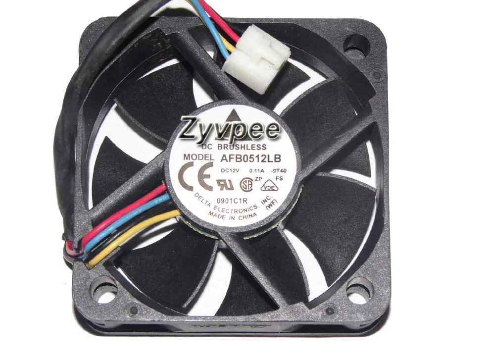 Zyvpee Zyvpee AFB0512LB 50mm 12V 0.11A 4 Pin Case Fan — product photo
