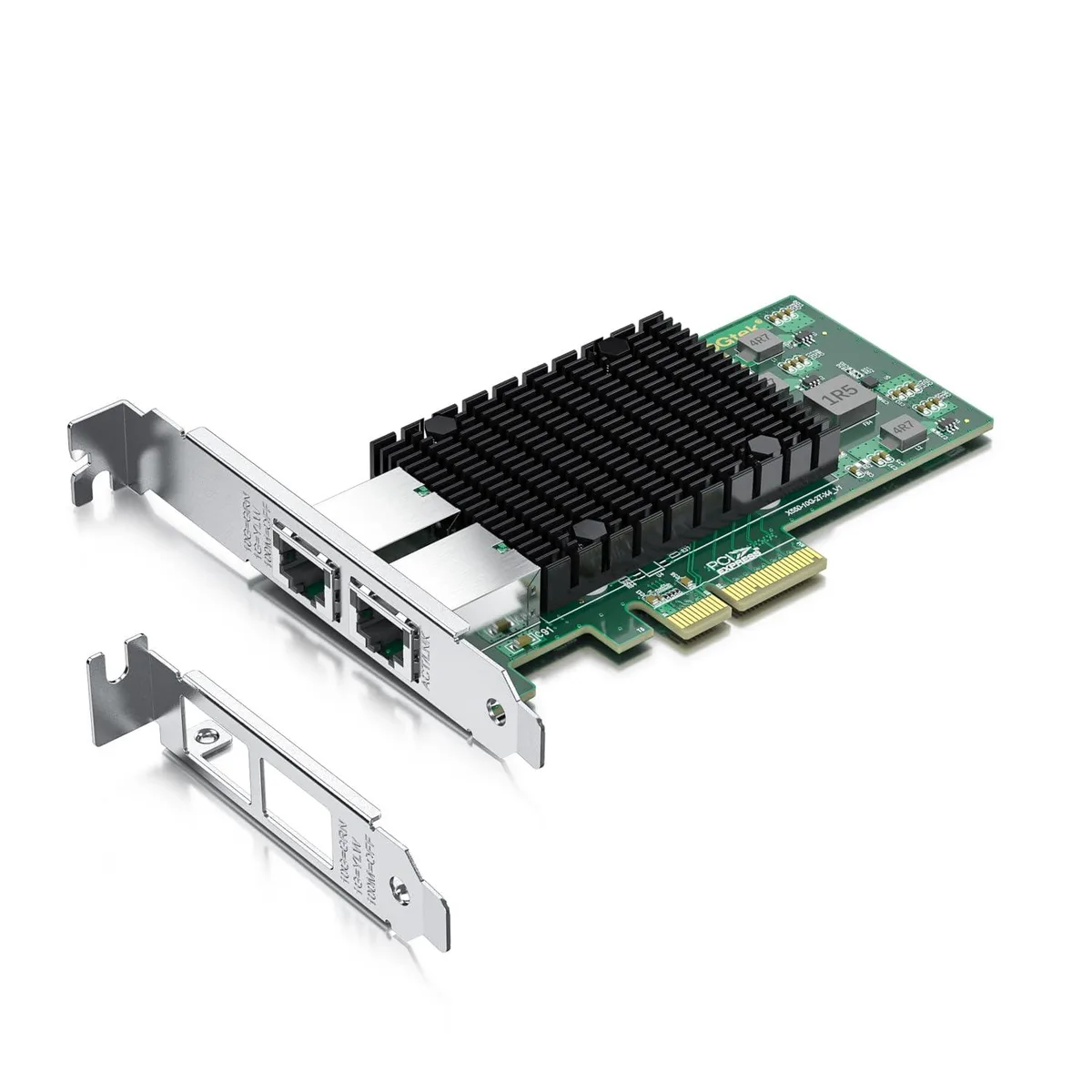  10Gtek X550-T2(Intel-1pc) 10Gb PCIe x4 dual RJ45 network card — product photo