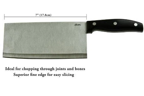 OSTER OSTER 83666.01 7" Stainless Steel Cleaver — product photo