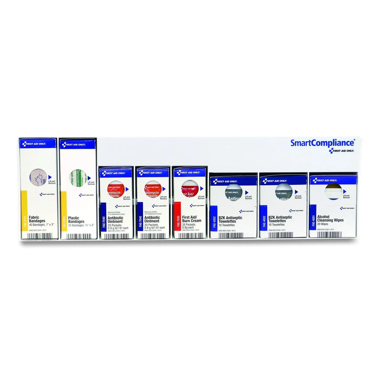 First Aid Only 135-piece kit in a plastic case