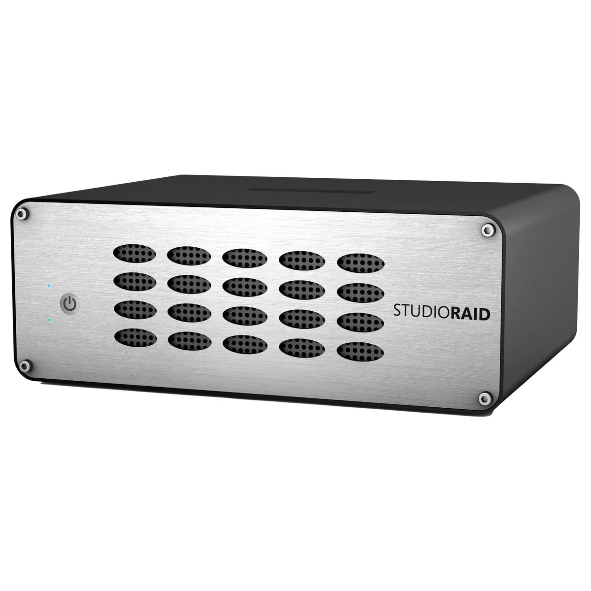 Glyph Production Technologies Glyph StudioRAID 2-Bay RAID Desktop External Hard Drive 16 TB USB 3.0 2 in 1 accessory — product photo