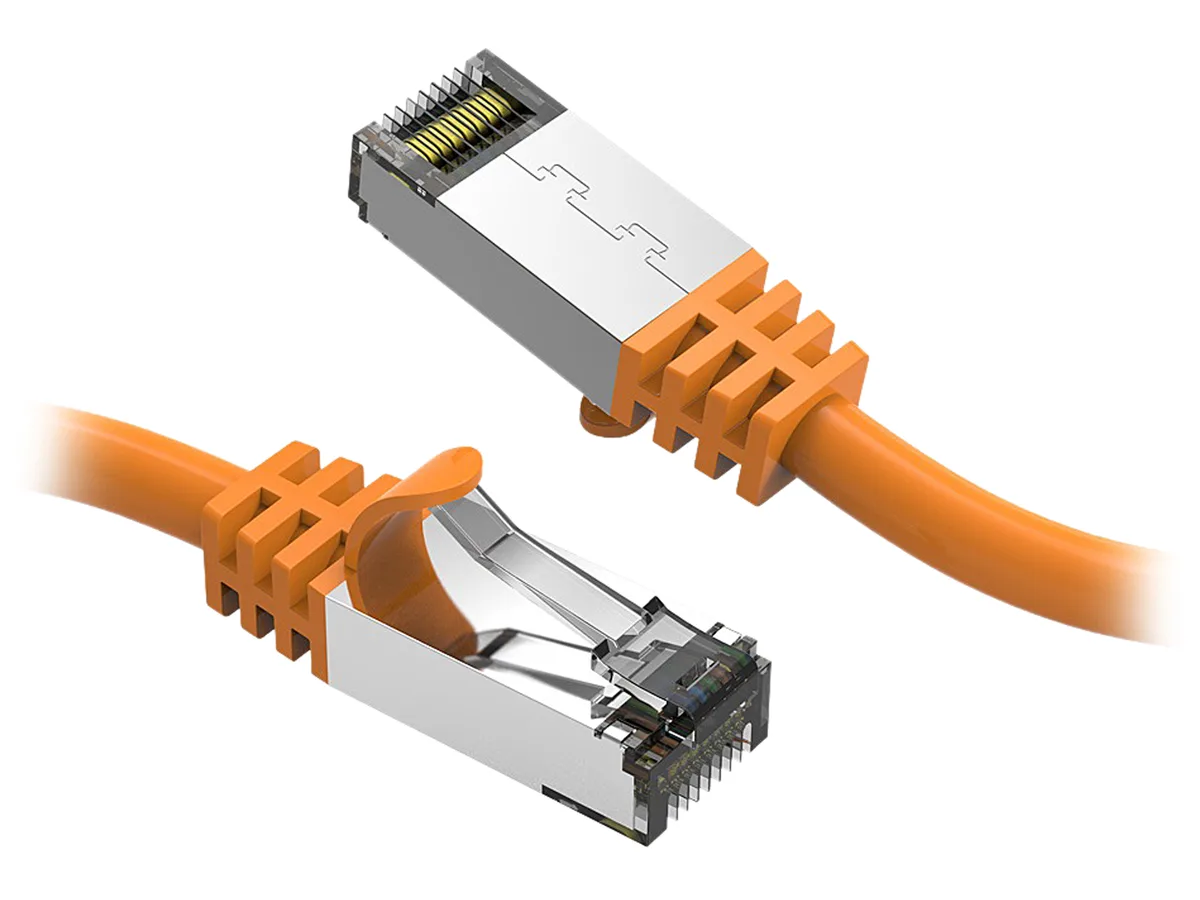 Nippon Labs Nippon Labs 60CAT8-4-26OR Cat8 network ethernet cable 4 ft orange 26AWG 2000MHz 40Gbps — product photo