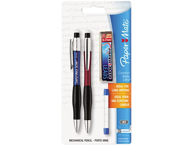 Paper Mate Paper Mate 1738796 Comfortmate Ultra Pencil Starter Set 0.70 mm 2/Set Black/Red — product photo