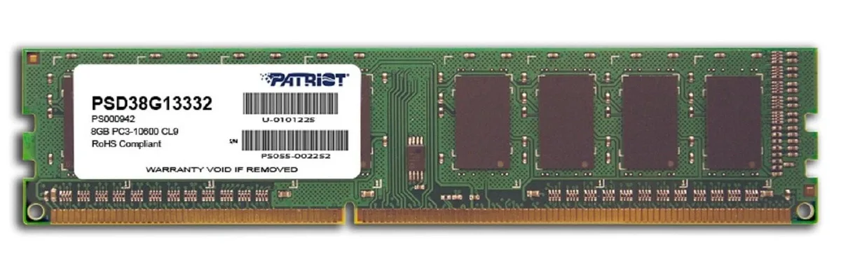 Patriot Memory Patriot Memory 8GB DDR3 1333MHz 2 in 1 accessory — product photo