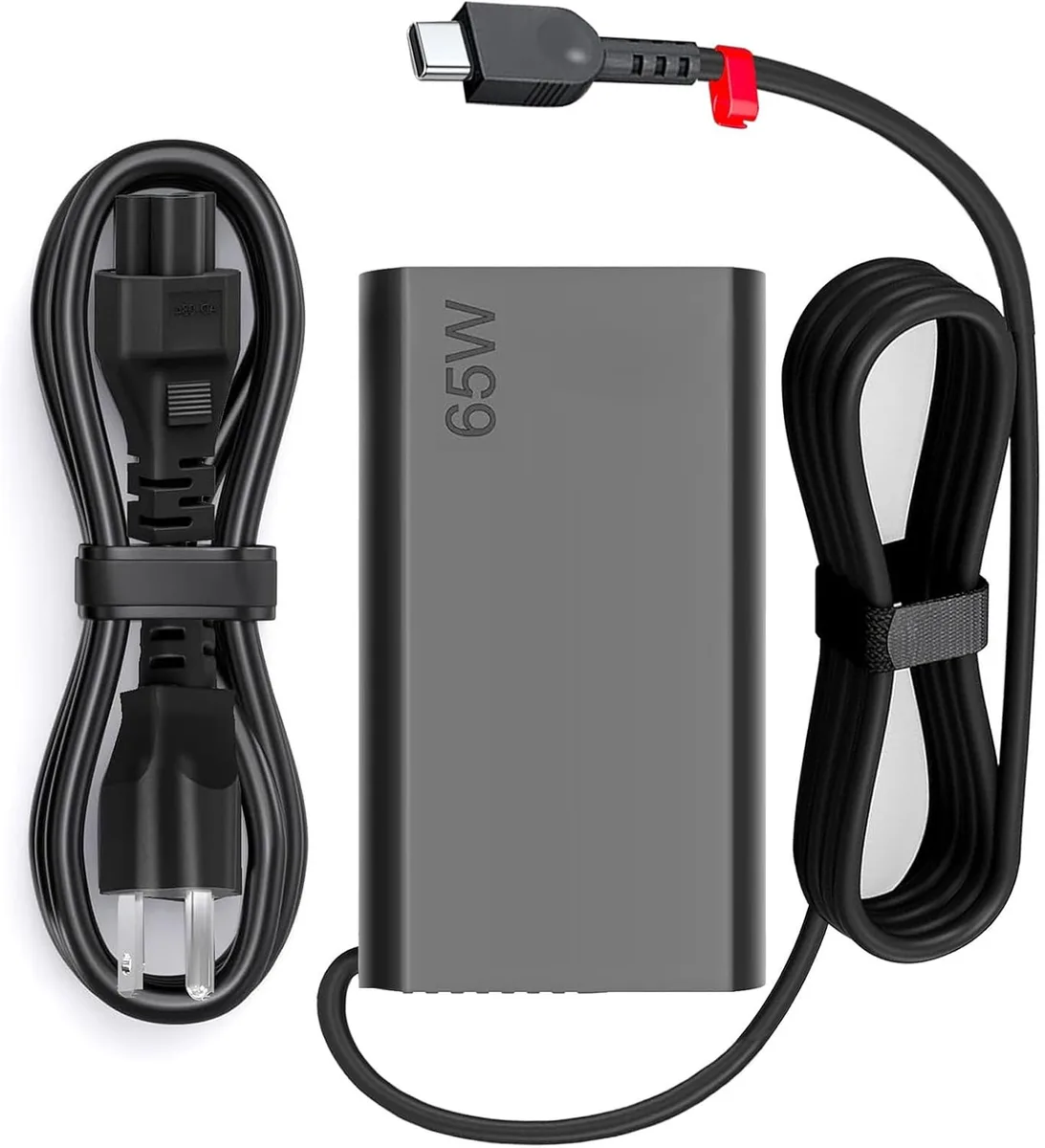 FLEANE FLEANE Slim 65W USB-C Charger for ThinkPad Yoga Chromebook — product photo
