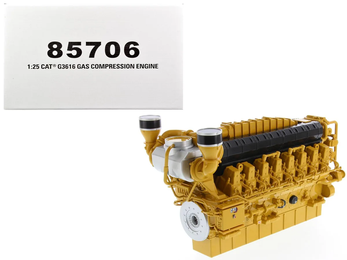 DieCast Masters DieCast Masters CAT Caterpillar G3616 Gas Compression Engine "High Line" 1/25 hobby collectible — product photo