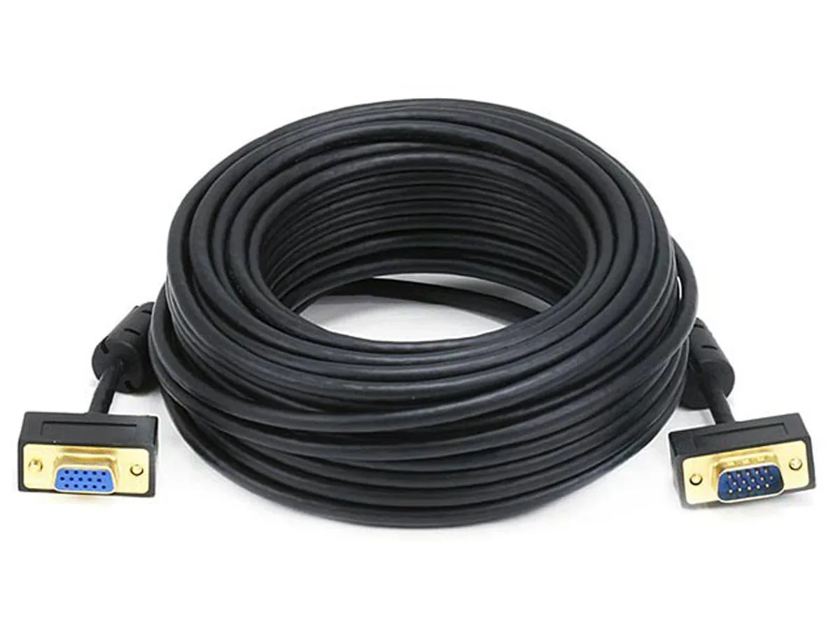 Monoprice Inc. Monoprice Inc. 106375 VGA cable 50 feet 30/32AWG gold ferrites — product photo