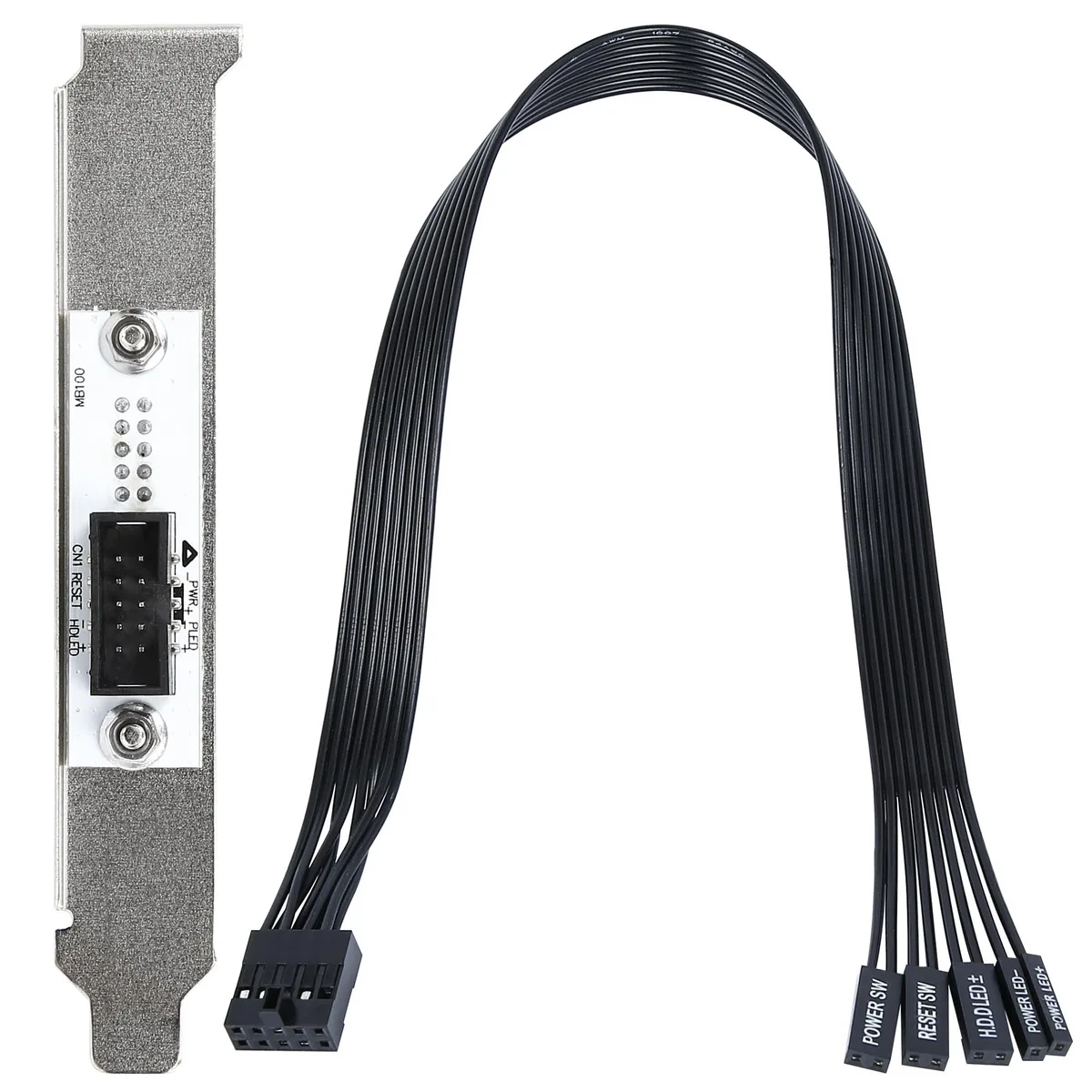  VORZOKISPL 1599-01 Power Switch Extension Cable with PCIe Bracket 11.8 inch — product photo