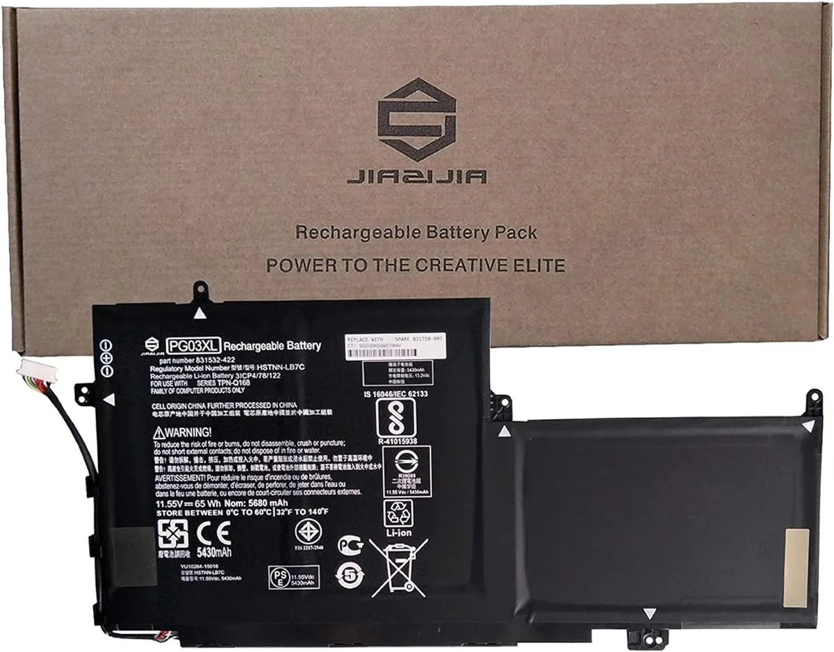 NShi NShi PG03XL laptop battery 11.55V 65Wh 5680mAh — product photo