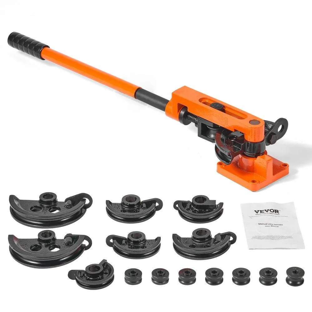VEVOR VEVOR Manual Pipe Tube Bender 3/8"-1" OD 7 Dies — product photo
