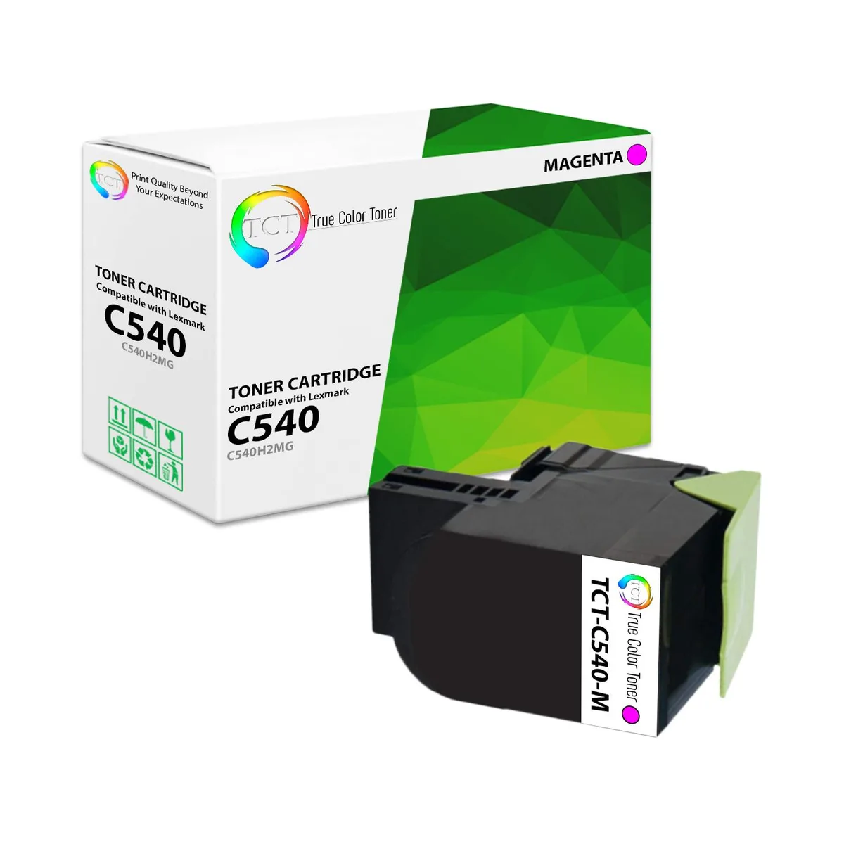 True Color Toner True Color Toner C540H2MG Magenta toner cartridge 2000 pages — product photo