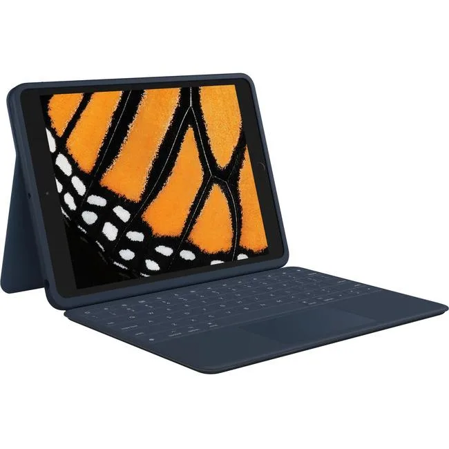 Logitech Logitech 920-010341 Rugged Combo 3 Keyboard Case for iPad 7th/8th Gen Blue accessory — product photo