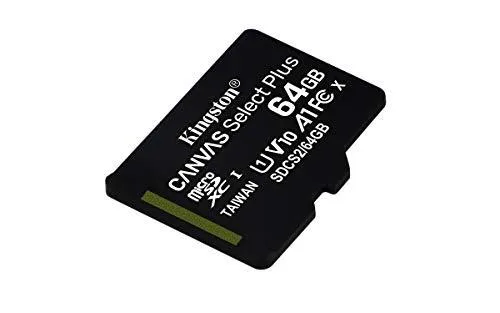 Kingston Technology Corp. Kingston Technology Corp. SDCS2/64GBSP 64GB microSDXC memory card — product photo