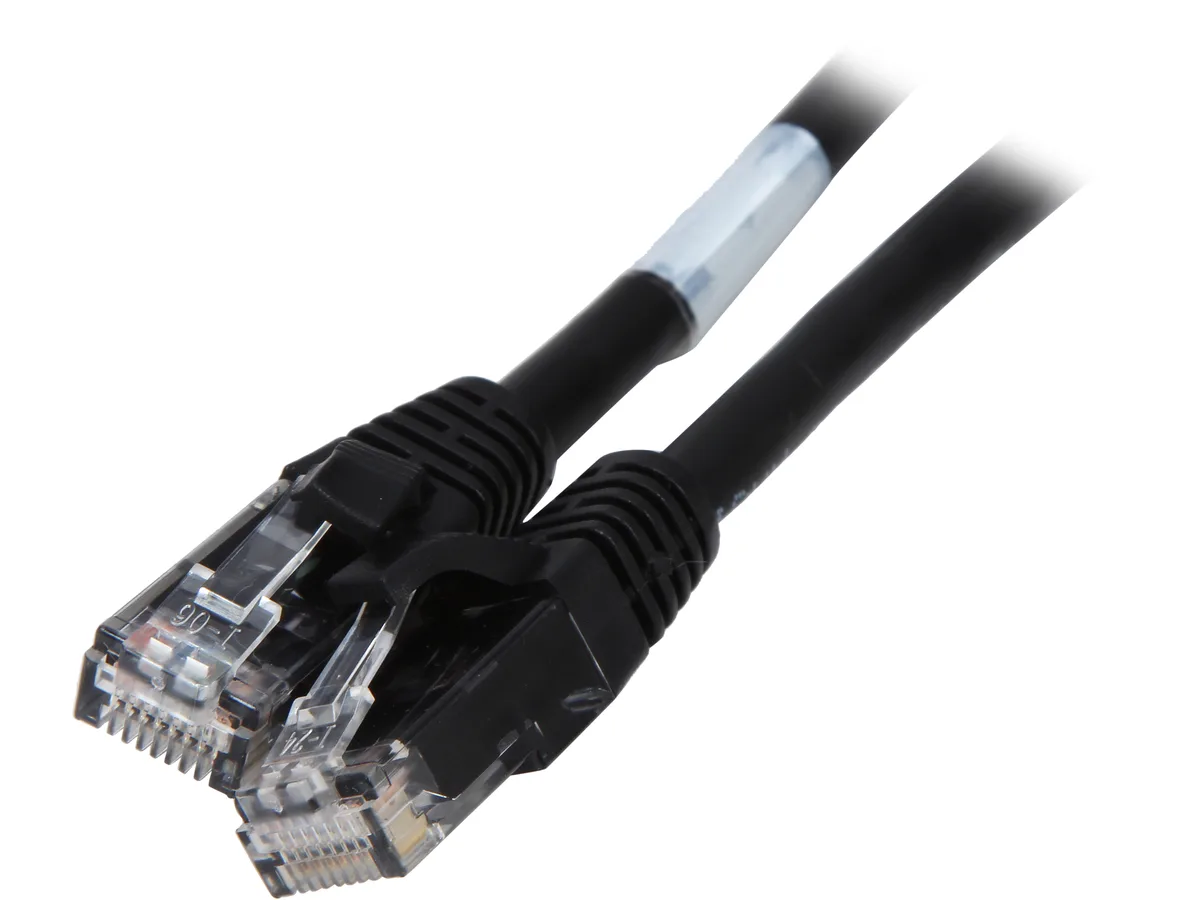 Cables To Go Cables To Go 03983 Cat6 network ethernet cable 6 ft black — product photo