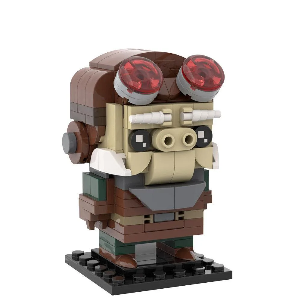 ZITIANYOUBUILD ZITIANYOUBUILD MOC-35498 Star Wars Mandalorian Kuiil Brickheadz Building Set — product photo