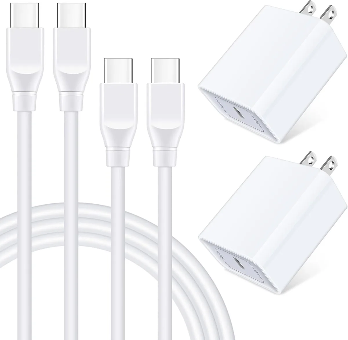 KINGARD KINGARD 20W PD 3.0 Charger Kit with 6ft USB-C Cable for Pixel 4XL 3XL 2 Samsung Ultra FE S20 Flip4 — product photo
