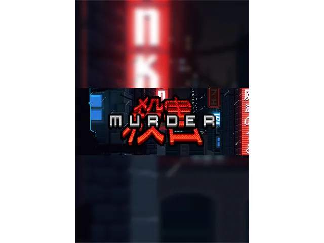 Digital game code card for Murder on Steam