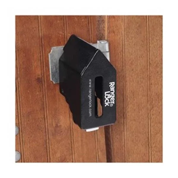 Ranger Lock Ranger Lock RGET-00 Padlock Guard, Hardened Steel, Black, 5-1/4 in — product photo