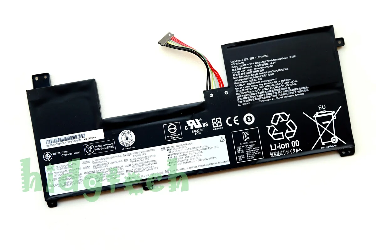 Beisite Beisite L17C4PG2 L17M4PG2 laptop battery 76Wh 15.36V 15.4V for Legion Y730-17 Y740-17 — product photo