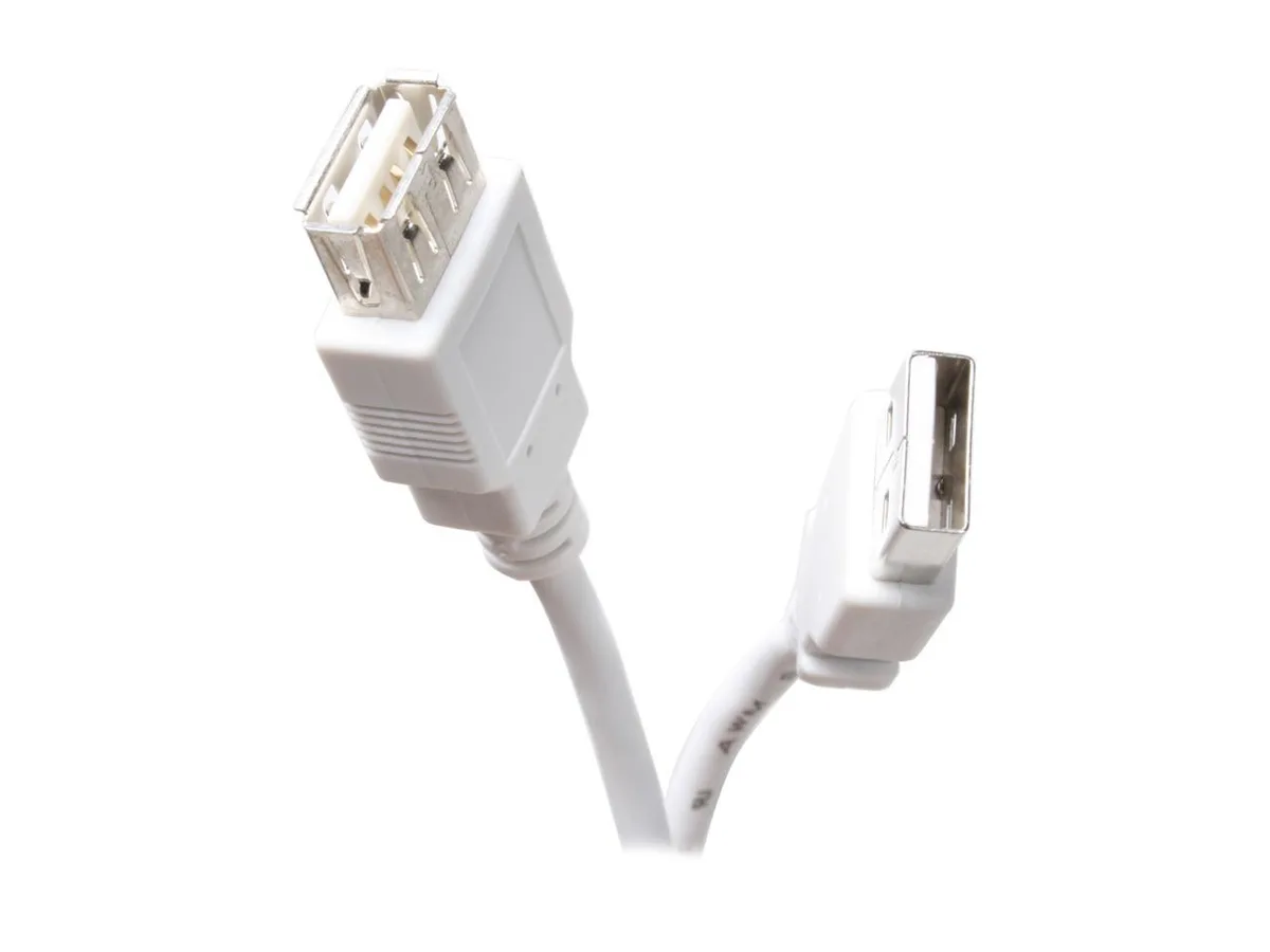 sakose sakose USB2-10MF-W White USB 2.0 Extension Cable Type A Male to Female 10 — product photo