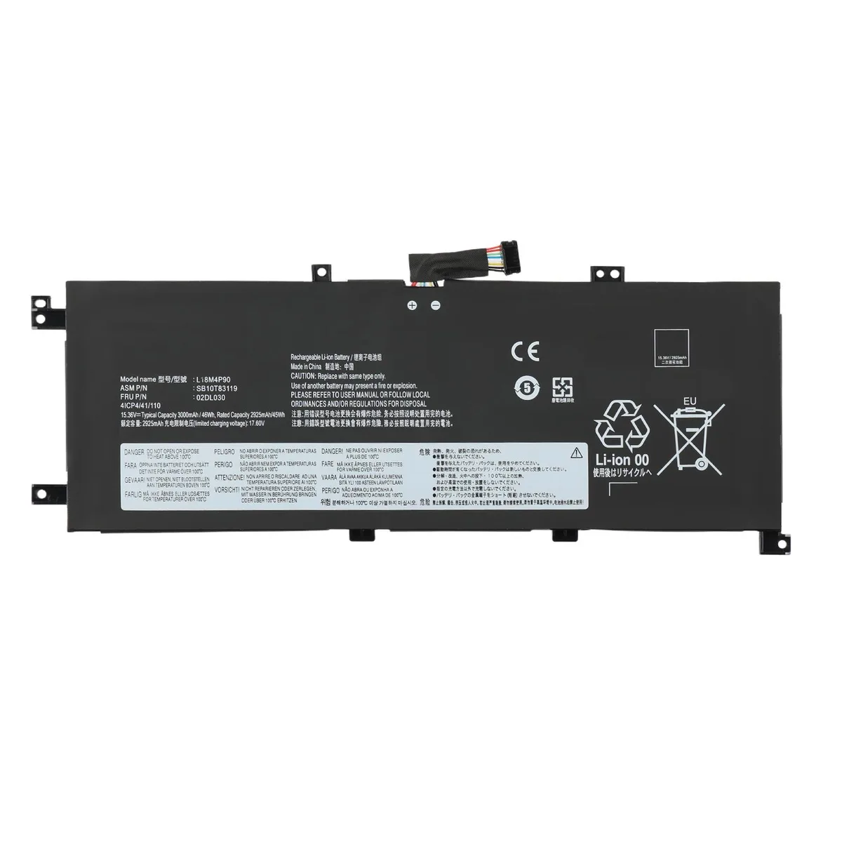 KingSener KingSener L18M4P90 46WH laptop battery for Lenovo ThinkPad L13 Yoga — product photo