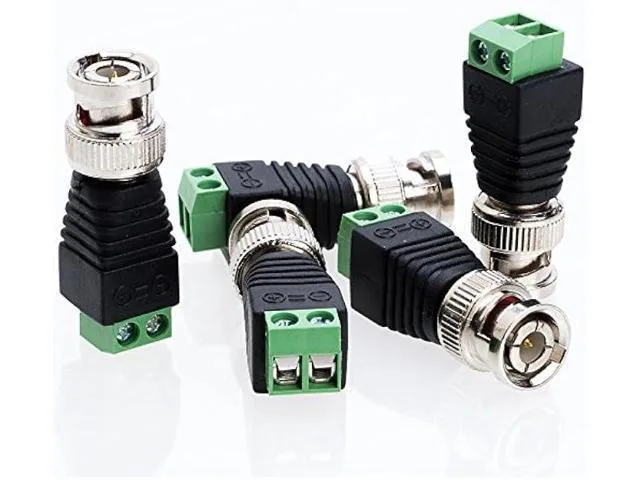 LORDWORLD LORDWORLD BNC Male Balun Connector CAT5 CAT6 CAT7 Pack of 30 — product photo
