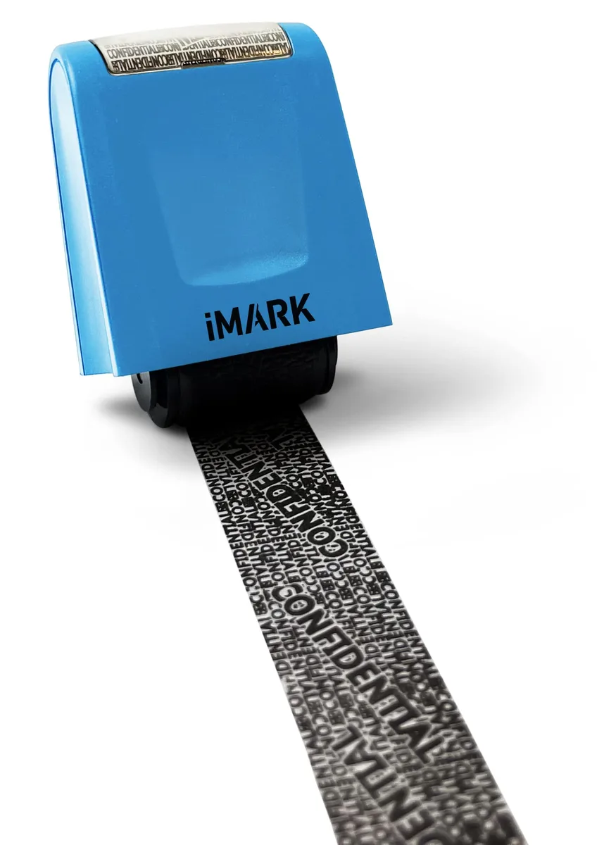  Identity Theft Protection Roller Stamp Light Blue — product photo