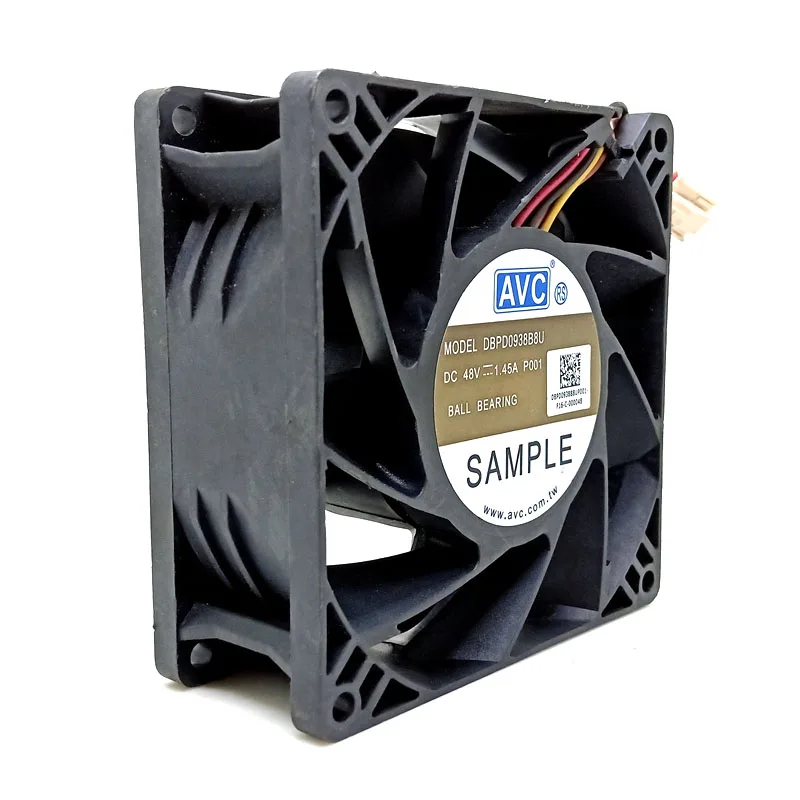 SXDOOL SXDOOL dbp0938b8u 92mm 48V 4-pin PWM case fan — product photo
