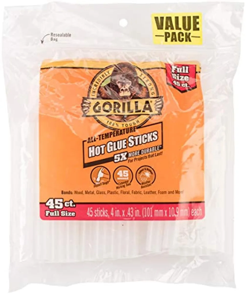 Gorilla Glue Gorilla Glue 3034502 High Temperature Glue Sticks 4 in Pack of 45 — product photo