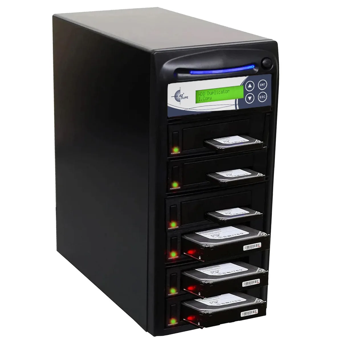 EZ Dupe, Inc. EZ Dupe HD Leopardo H05PROHEB 1-to-5 SATA Duplicator 300MB/s — product photo