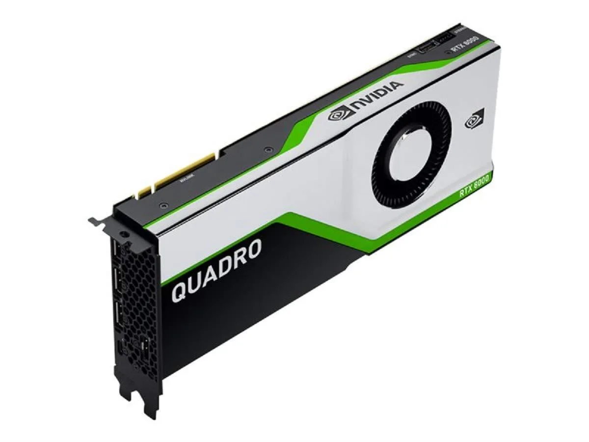PNY Technologies, Inc. PNY Technologies, Inc. VCQRTX8000-PB Quadro RTX 8000 48 GB GDDR6 workstation graphics card — product photo