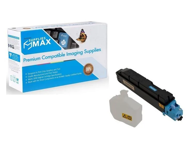 SuppliesMax SuppliesMax Cyan Toner Cartridge for Kyocera ECOSYS P7040cdn (12000 Pages, TK-5162C) — product photo
