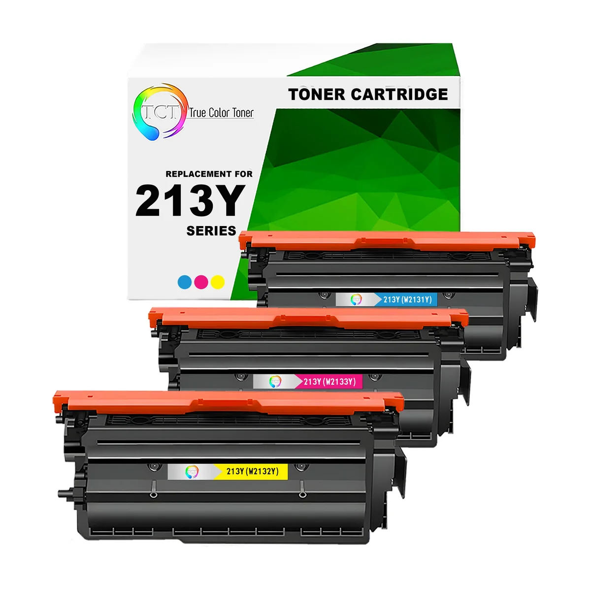 TCT TCT 213Y Color Jumbo Toner Cartridge 3 Pack 12000 Pages — product photo