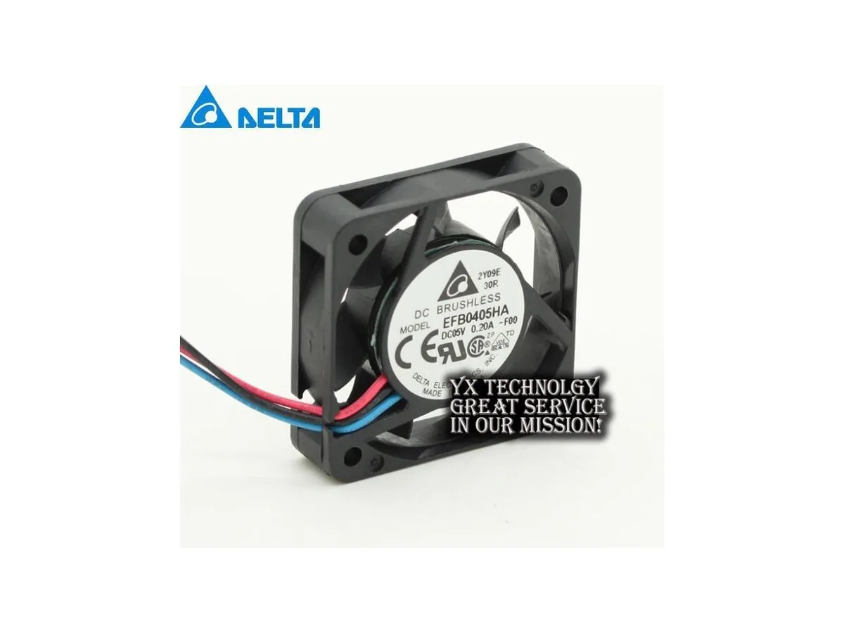 Fans Fans EFB0405HA 4010 40x40x10mm 5V 0.20A 3-wire case fan — product photo