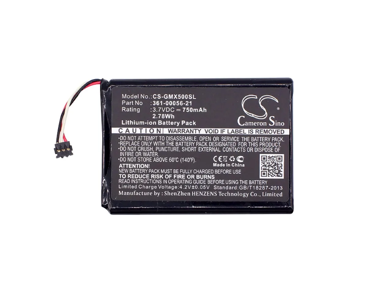  Cameron Sino Battery for Garmin DriveAssist 50 LMT-D, Driveluxe 50 LMTHD 750mAh 3.7V — product photo